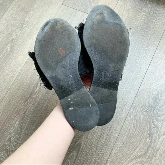 All Saints Rumour Knit Bow Mules Slides Flats Black Slip on Round toe Size 7 - Picture 12 of 14